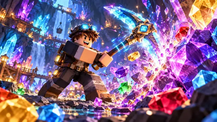 Minecraft thumbnail: shocked player turning around to see a hissing green creeper emerging from a cave