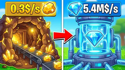 tycoon upgrade from gold mine to diamond reactor